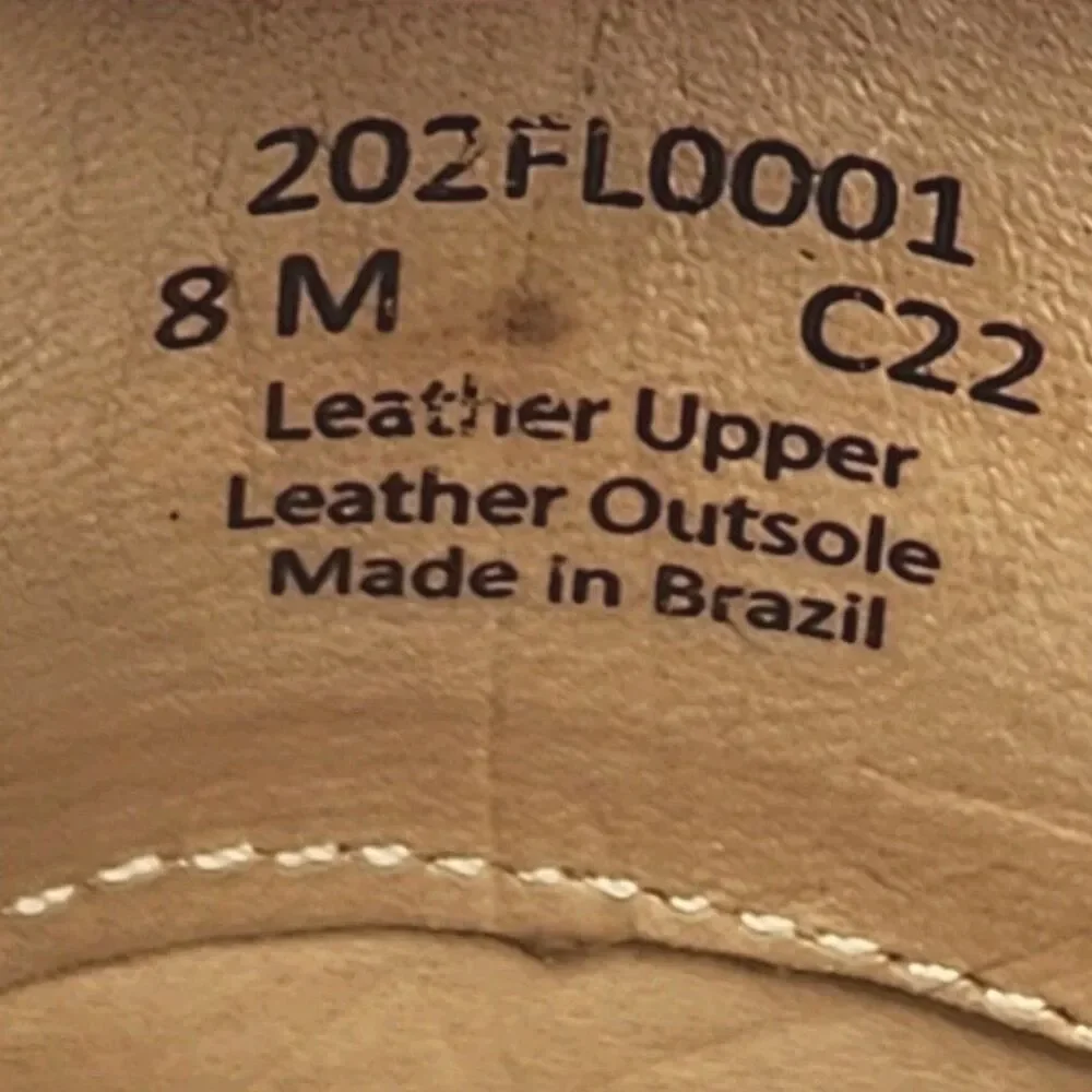 Flag Ltd Dress Shoe Loafer Nappa Glove Men Sz 8 Brown Leather InnoFlex Horse Bit